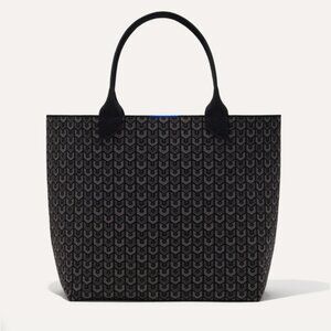 Rothy’s lightweight tote in signature black gray print like new